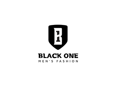 BLACK ONE 1 badge branding lettermark logo logo design logo designer one typography