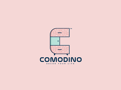 Comodino - furniture design logo