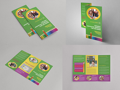 Kids School Trifold Brochure