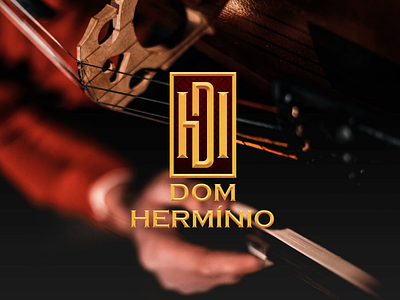 Logo Dom Herminio art branding classic concept design graphic graphicdesign illustration inspiration logo manipulation typography vector