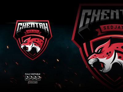 Cheetah esport logo design badge branding characters creative e sport emblem esport flatdesign gaming graphic illustations logo logodesign logotype mascot mascotlogo squadlogo vector vectordesign