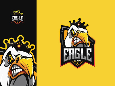 Eagle Angry Gaming Esport brand creative crypto design esport gaming identity illustations illustration logo logodesign mascotlogo nft symbol