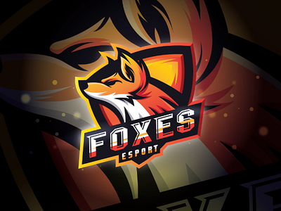 Foxes logo animal branding characters creative emblem fox gaming identity illustations interface logodesign mascotlogo squadlogo symbol ui ux