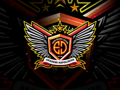 ED esport badge bird branding characters clothing creative e sport emblem flatdesign fly gaming identity illustations logodesign mascotlogo polri squadlogo sticker vectordesign