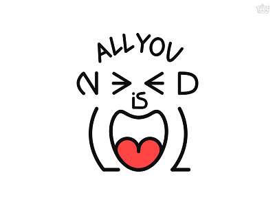 All you need is LOL font fun humor illustration image laugh lol text typography word word as image