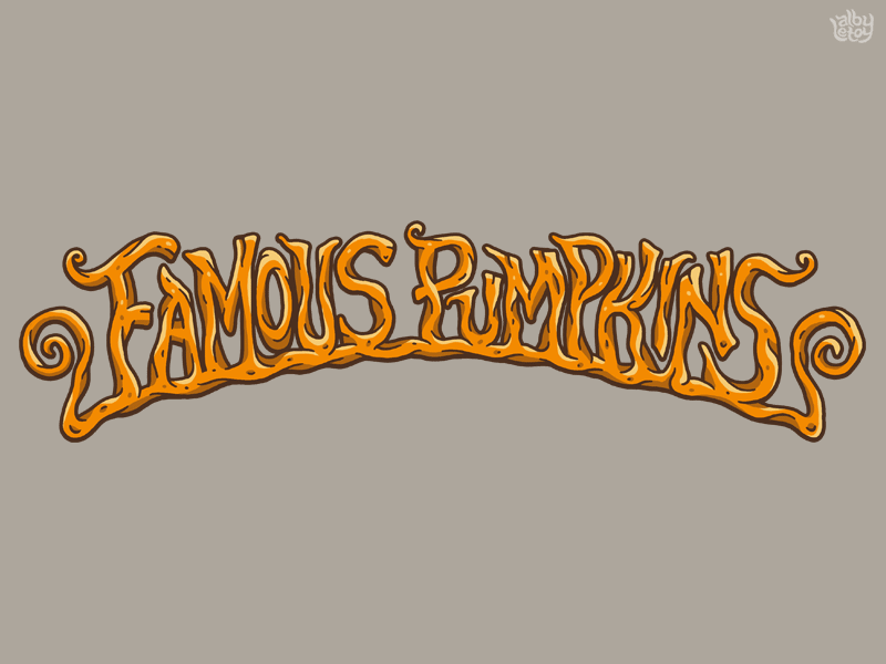 Famous Pumpkins creature from the black lagoon cthulhu frankenstein freddy krueger horror jack skellington jason jigsaw monster nosferatu pumpkin scream