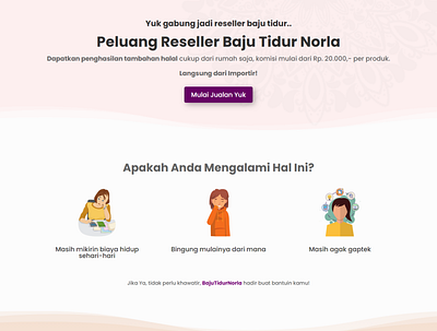 Importir Baju Tidur Norla divi fb pixels googla analytics gtm gtmetrix indonesia jakarta landing page