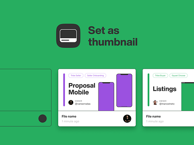 Set as thumbnail in Figma