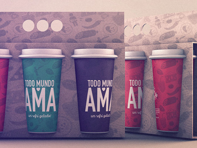 AmoreMio cup embalagem identidade visual packing visual identity