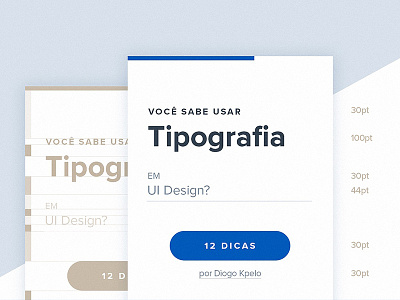 Você sabe usar tipografia em UI Design?