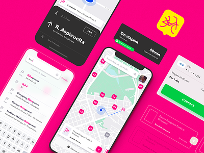 Tembici - Bike Sharing app bike sharing card map mobile payment ui uiux