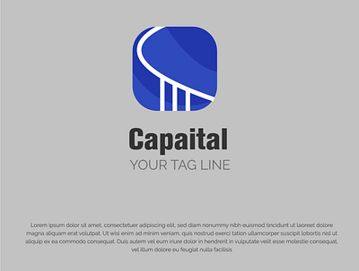 Capital Logo 3d logo 3d logo design branding capital logo concept creativity design illustration logo vector