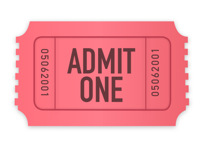 Red Ticket Emoji by Sabesh Bharathi on Dribbble