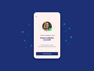 Confirmation Screen [Carpool App]