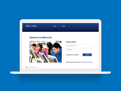 University Enrollment Web System system university web webdesign