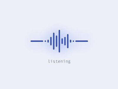 Listening visualization... design illustration recording ui