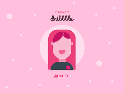 Avatar [welcome to dribbble] design dribbble dribbble invite illustration welcome