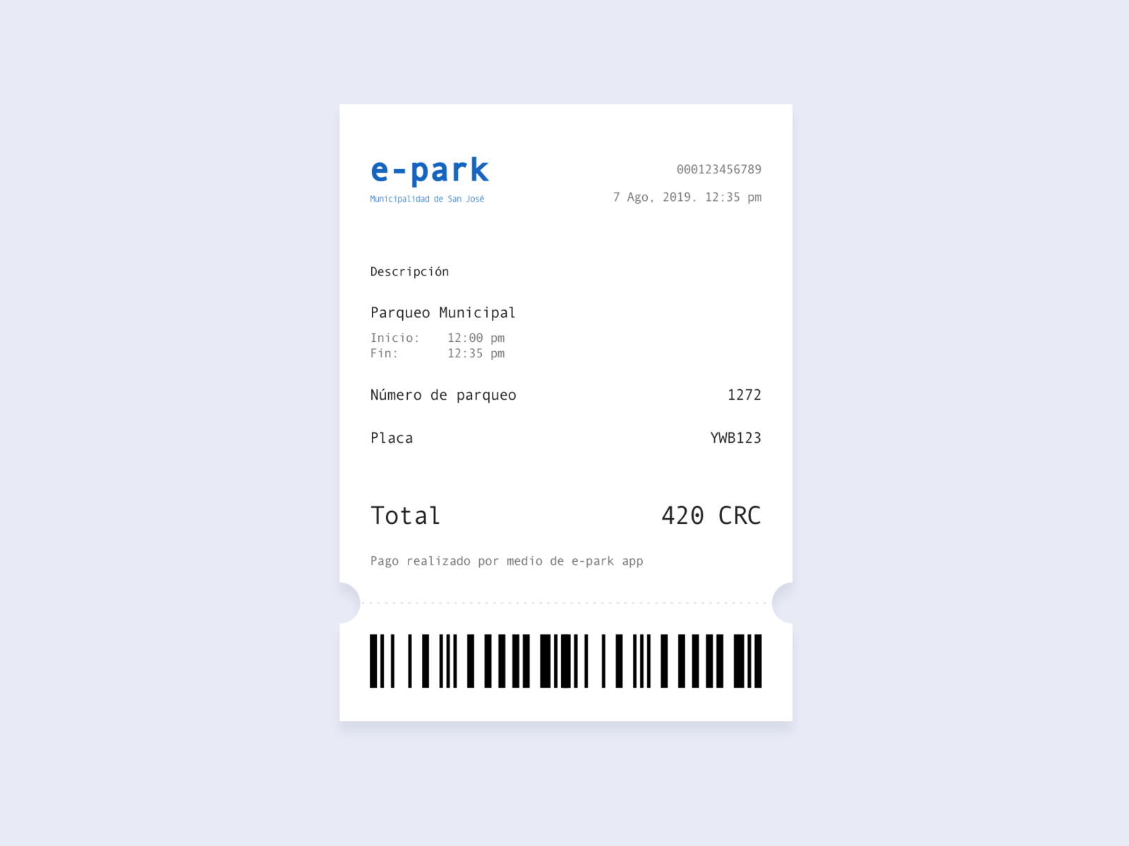 Email Receipt Parking App By Yuls Walters On Dribbble