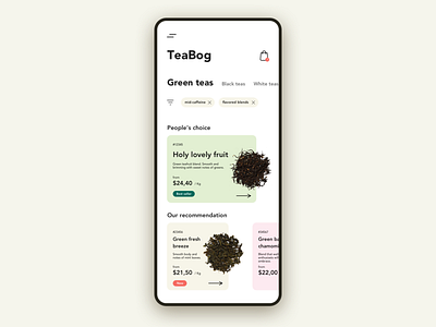 Tea shop [e-commerce]