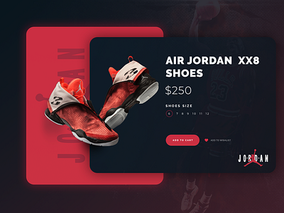 Air Jordan Basketball Shoes Shop UI basketball shoes branding clean design design fashion home page design product design shop ui design ui web