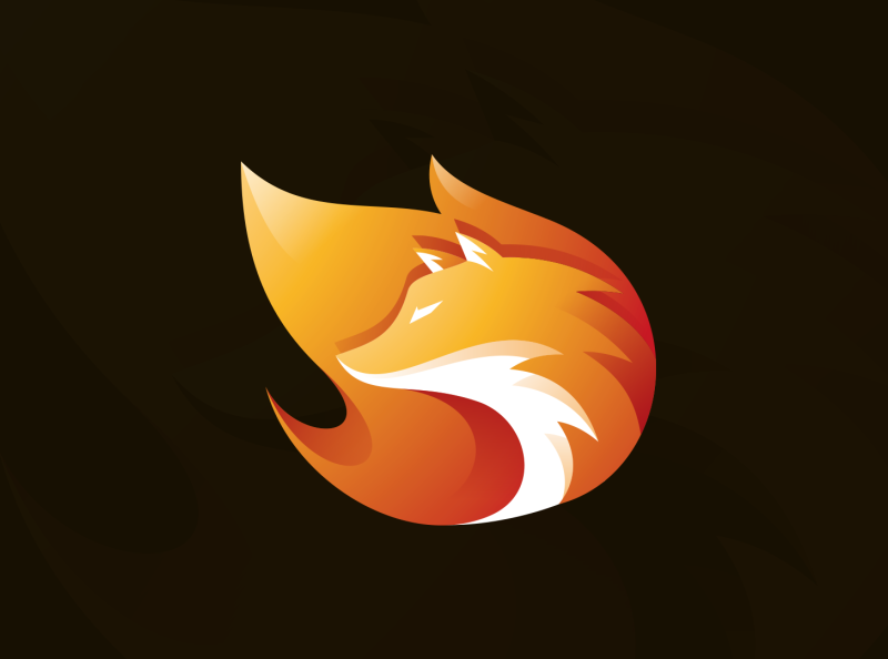 Flame Fox logo by Bindusara Amitraghata on Dribbble