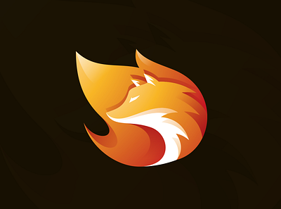 Flame Fox logo branding design flame fox logo flame fox logo fox logo graphic design illustration logo logo design vector