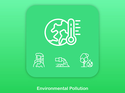 Environmental Pollution eco ecology factory icon icon set pollution