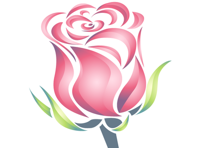 Rose Icon app clean design flat icon icon artwork icon design illustration illustrator logo logotype rose rose icon rose illustration simple ui vector web
