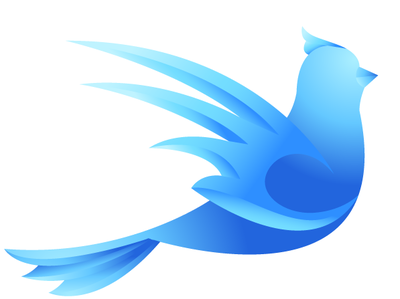 Blue Bird Icon app bird icon blue bird icon clean design flat icon icon artwork icon design illustration illustrator logo logotype simple ui vector