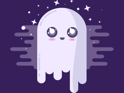 Boo! app clean design flat ghost ghost icon icon icon artwork icon design illustration illustrator logo logotype simple ui vector