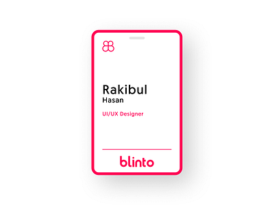 Blinto Rebrand: ID Card 🦋