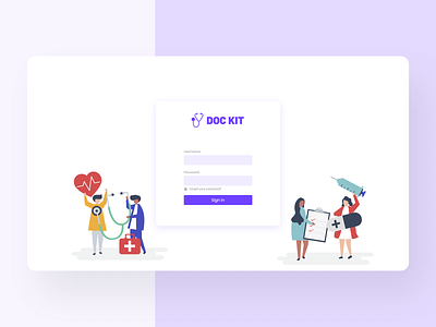 Doc Kit — Login Screen 📝