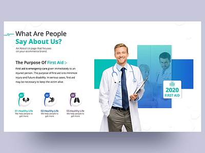 First Aid PowerPoint Presentation Template business clean creative design doctor first aid kit free hospital illustration infographic inspration medical medical design powerpoint powerpoint template pptx presentation presentation design slide testimonials