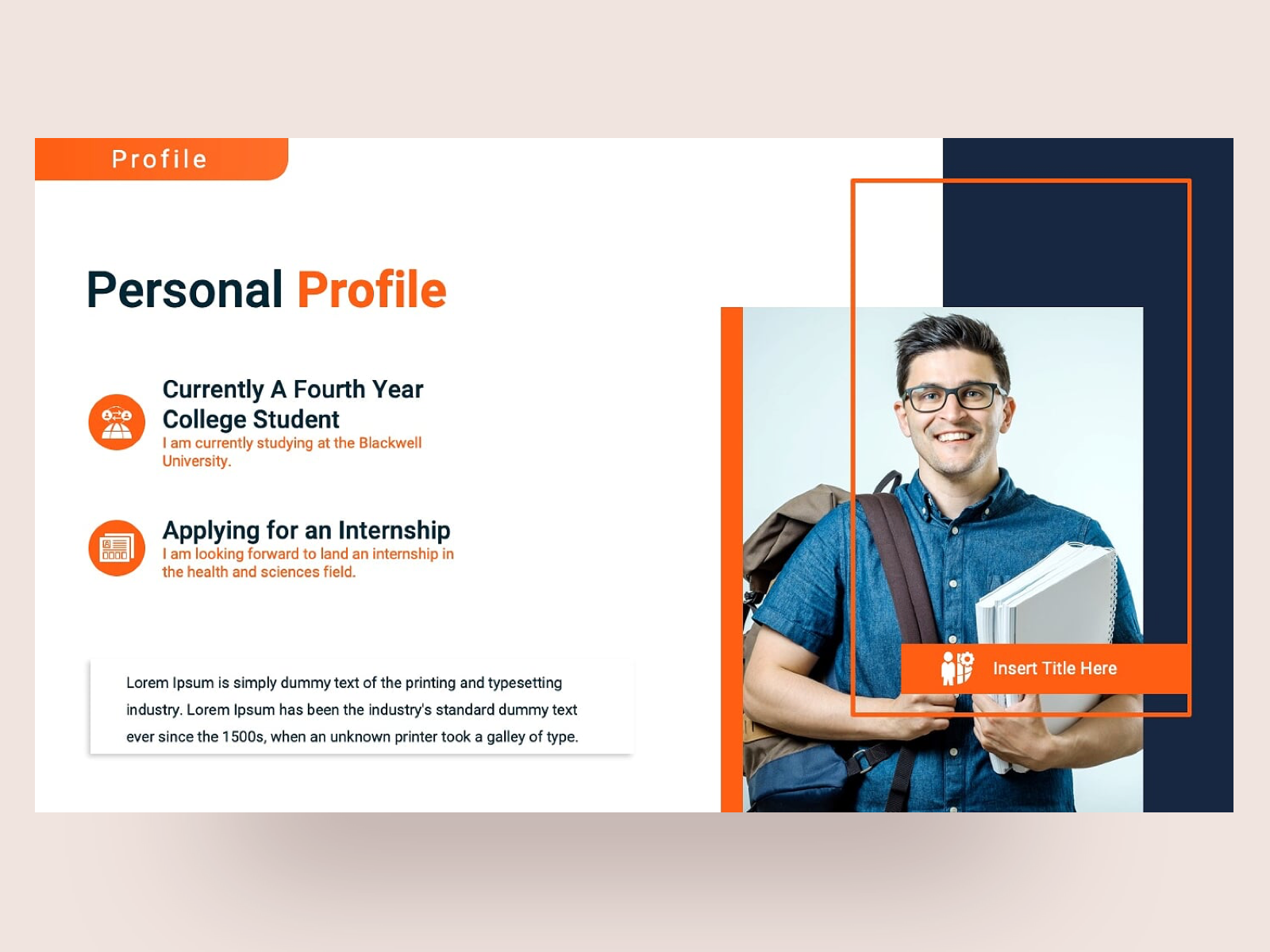 PERSONA Professional CV PowerPoint Template by Premast on Dribbble