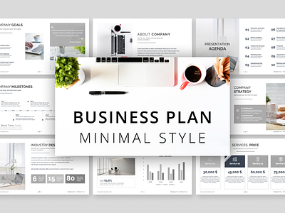 Minimal Style Business Plan PowerPoint Presentation
