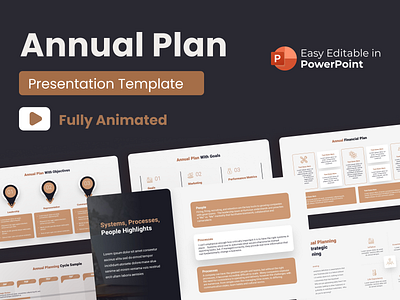 Annual Plan PPTX Presentation Template