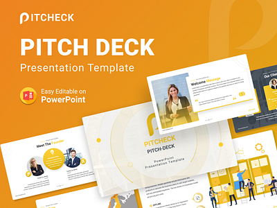 Pitcheck – Pitch Deck PowerPoint Presentation Template analysis business business model chart clean competitor creative design infographic maps pitchdeck pitcheck powerpoint powerpoint template pptx presentation slides table vectors
