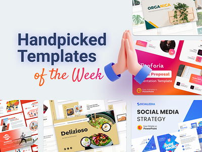 Our Handpicked Templates of the week 🔥 business clean creative design fitness food infographic mock up powerpoint powerpoint template pptx presentation sales sales proposal slides social media social media design sport sports vectors