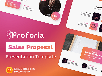 Proforia – Sales Proposal PowerPoint Presentation Template awards business chart clean creative design goals infographic mockup powerpoint powerpoint template pptx presentation product catalog sales sales dashboard sales page sales presentation slides vector