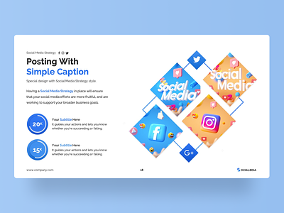 Socialedia – Social Media Strategy Presentation Template