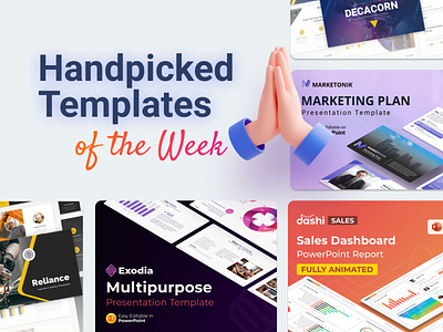 Our Handpicked Templates of the week 🔥 3d animation branding business chart creative dashboard ui design financial project graphic design health illustration infographic logo medical motion graphics powerpoint powerpoint template presentation ui