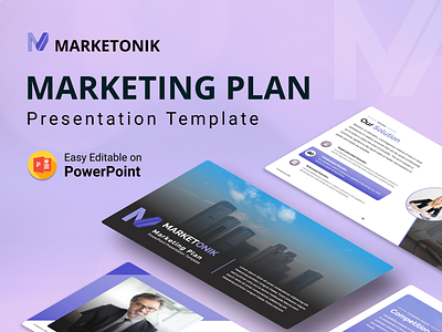 Marketonik – Marketing Plan PowerPoint presentation template