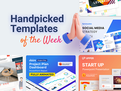 Our Handpicked Templates of the week 🔥 advertising animation art business color geometry creative design facebook graphic design icons illustration infographic instagram motion graphics powerpoint powerpoint template presentation social media social media strategy startup