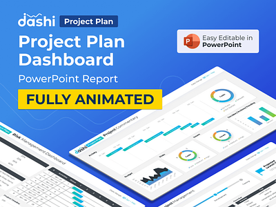 dashi Project Plan Dashboard Report Presentation 3d animation business creative dashboard dashi design financial project graphic design illustration infographic motion graphics powerpoint powerpoint template presentation project management project plan project planning project status ui