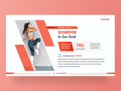 Scorefor – Sports and Fitness PowerPoint Presentation Template business creative design fitness fitness club graphic design illustration infographic logo powerpoint powerpoint template presentation score scorefor sport icon sport vector sports sports design ui