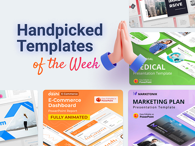 Our Handpicked Templates of the week 🔥 business compan competition creative custom production design doctors graphic design hospitals illustration infographic marketing marketing plan marketing stratigy medical multipurpose portfolio powerpoint powerpoint template presentation
