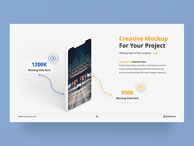 Ropotox - 2021 Multipurpose Presentation Template 3d branding business creative design graphic design illustration infographic logo meeting powerpoint powerpoint template presentation ropotox running smoothly topic ui vector