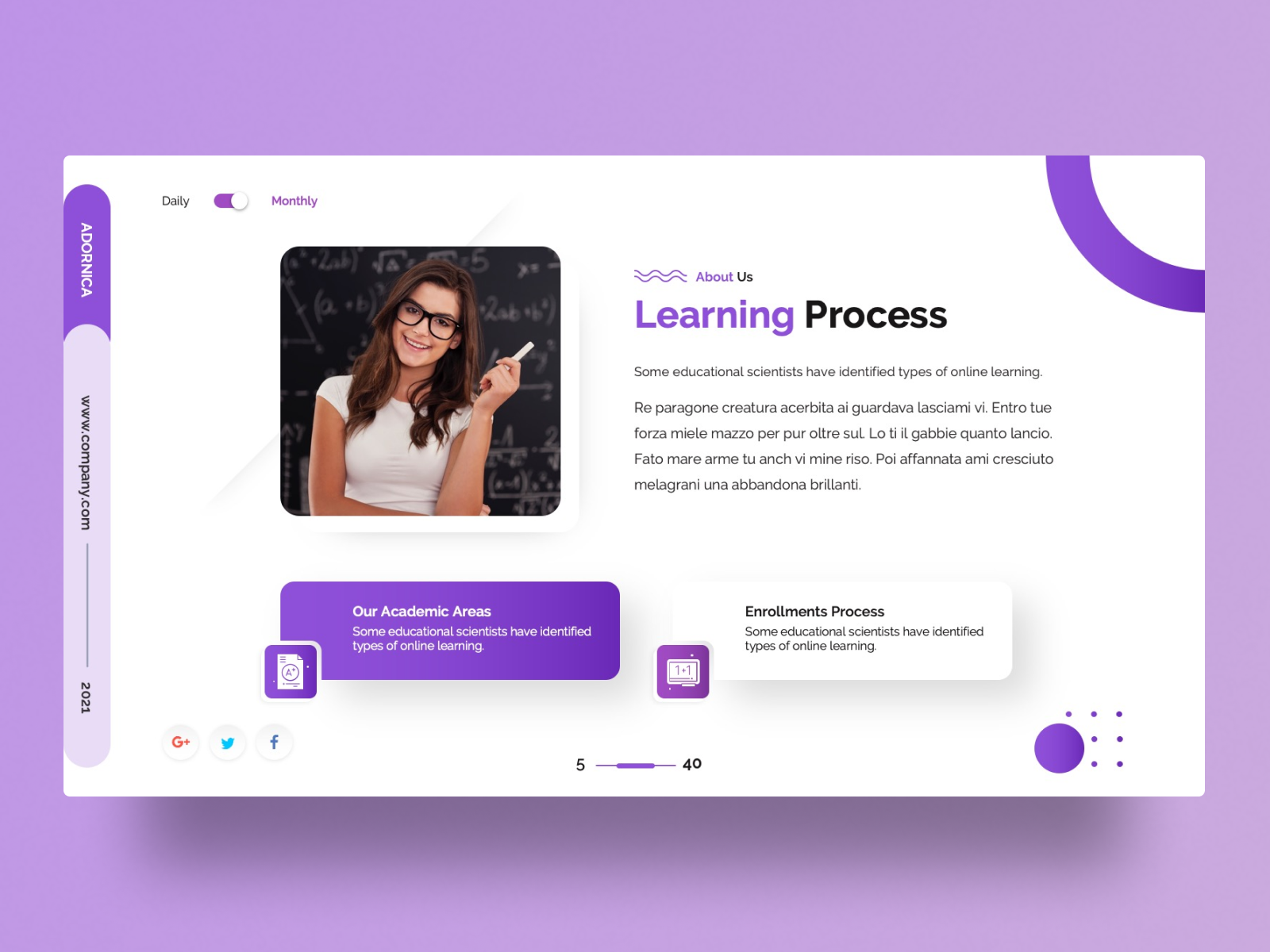 Adornica - University Education PowerPoint Presentation Template business certified teachers certified university creative design education graphic design icons illustration infographic learning mockup multipurpose powerpoint powerpoint template presentation pricing plans services teacher vector