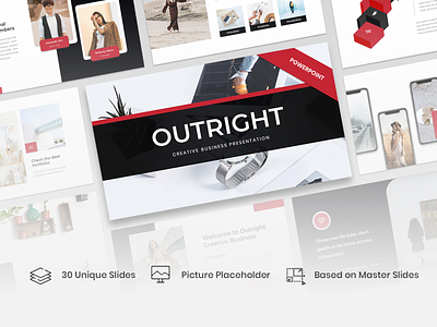 Outright – Creative Business PowerPoint Template business company company profile creative creative agency custom custom production design graphic design illustration infographic multipurpose portfolio powerpoint powerpoint template presentation