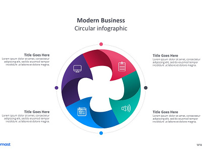 Modern Business Circular infographic business circular circular infographic free freebie freebies infographic infographics powerpoint powerpoint template ppt template pptx slide slides template vector